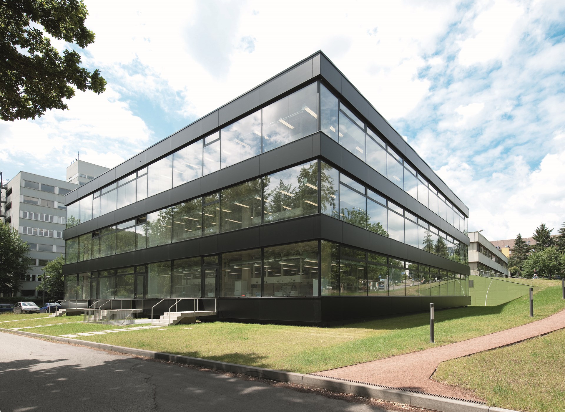 Forschungsgebäude Pharmazie, Uni Saarbrücken